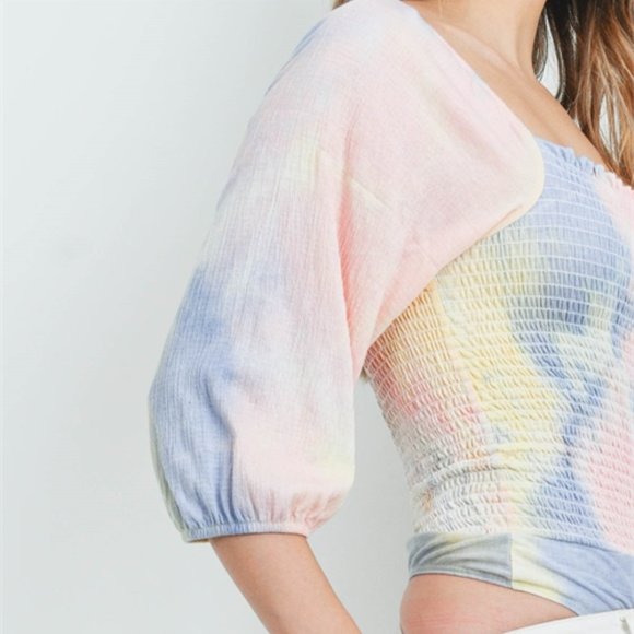 Tie Dye Body suit top - Picture 2 of 12